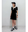 配色半袖ポロワンピース
