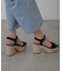 くるみバックルサンダル
