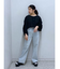 ［グレーカラーWEB限定］袖ドロストギャザーボレロ