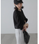 ［グレーカラーWEB限定］袖ドロストギャザーボレロ
