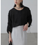 ［グレーカラーWEB限定］袖ドロストギャザーボレロ