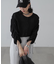 ［グレーカラーWEB限定］袖ドロストギャザーボレロ