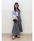 ［グレーカラーWEB限定］袖ドロストギャザーボレロ