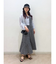 ［グレーカラーWEB限定］袖ドロストギャザーボレロ