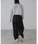 ［グレーカラーWEB限定］袖ドロストギャザーボレロ