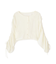 ［グレーカラーWEB限定］袖ドロストギャザーボレロ