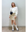 ［グレーカラーWEB限定］袖ドロストギャザーボレロ