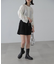 ［グレーカラーWEB限定］袖ドロストギャザーボレロ