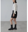 ［グレーカラーWEB限定］袖ドロストギャザーボレロ