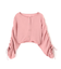 ［グレーカラーWEB限定］袖ドロストギャザーボレロ
