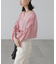 ［グレーカラーWEB限定］袖ドロストギャザーボレロ