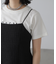 ぽこぽこチェックマーメイドキャミワンピース