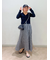 ぽこぽこチェックマーメイドキャミワンピース