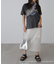 レイヤードメッシュナロースカート