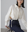 裾ドロストカッティングショート丈シャツ