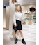 裾ドロストカッティングショート丈シャツ