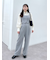 裾ドロストカッティングショート丈シャツ
