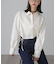 裾ドロストカッティングショート丈シャツ