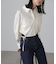 裾ドロストカッティングショート丈シャツ