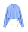 裾ドロストカッティングショート丈シャツ