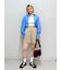 裾ドロストカッティングショート丈シャツ