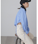 裾ドロストカッティングショート丈シャツ