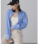裾ドロストカッティングショート丈シャツ