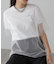 チュール×ロゴTシャツ