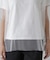 チュール×ロゴTシャツ