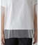 チュール×ロゴTシャツ