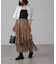 シャイニーランダムティアードスカート
