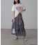 シャイニーランダムティアードスカート
