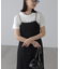 ぽこぽこチェックマーメイドキャミワンピース