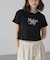 ショート丈ロゴTシャツ