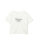 ショート丈ロゴTシャツ