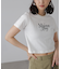 ショート丈ロゴTシャツ