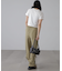 ショート丈ロゴTシャツ