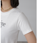 ショート丈ロゴTシャツ