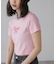 ショート丈ロゴTシャツ