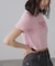ショート丈ロゴTシャツ