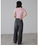 ショート丈ロゴTシャツ