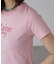 ショート丈ロゴTシャツ