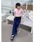 ショート丈ロゴTシャツ