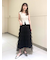 フロントジップニットタンクトップ