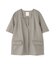 リネンライクハーフスリーブジャケット