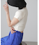 ショート丈クルーネックリブニット