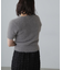 シャギー半袖ニット