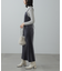 2ストラップベロアキャミワンピース