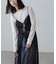 レース×チュールキャミワンピース