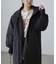 リブスタンドロングコート